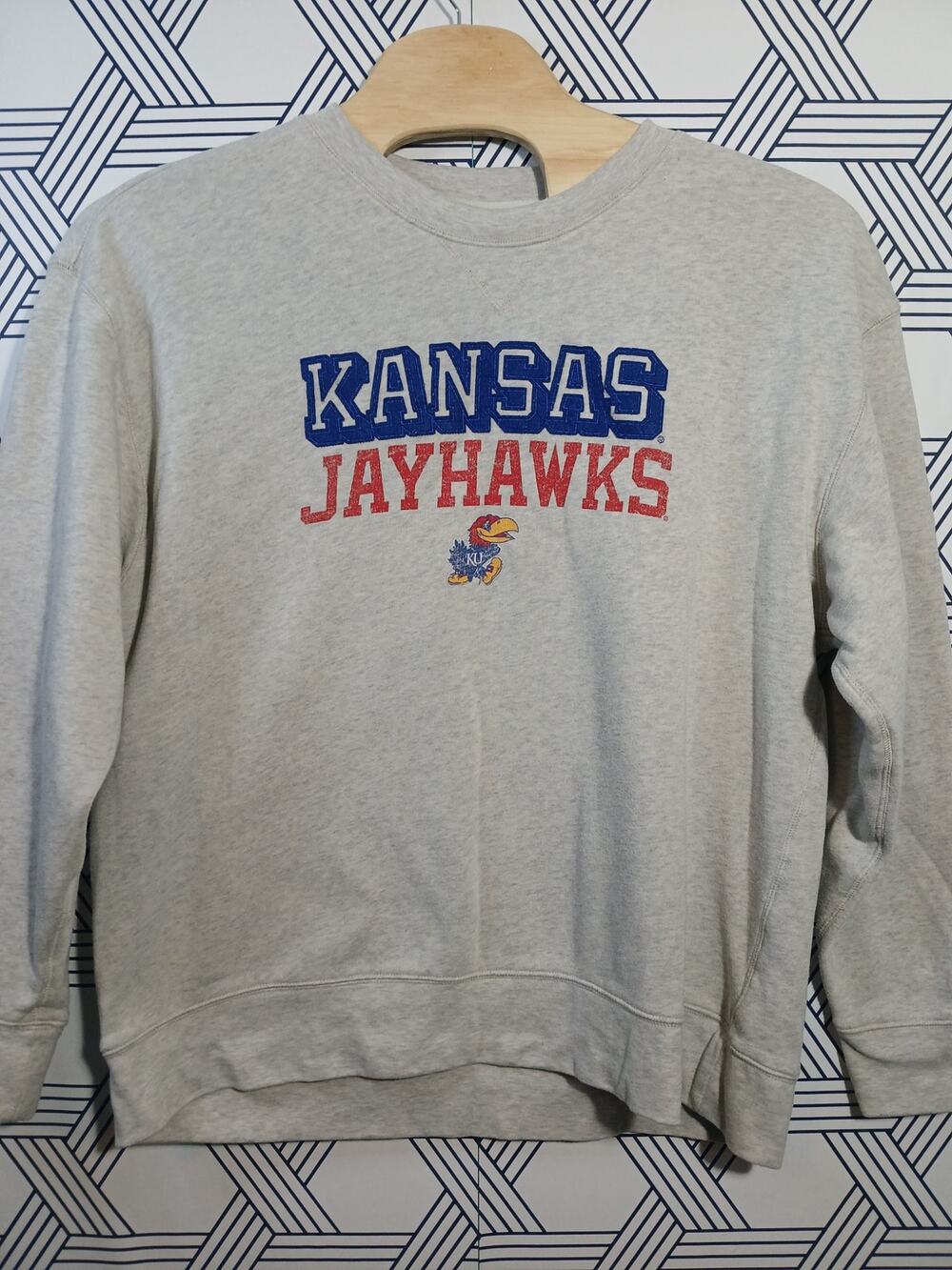 Champion Kansas Jayhawks KU Crewneck Sweatshirt | Vintage College Sportswear